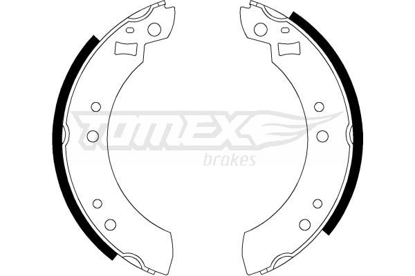 TOMEX BRAKES Комплект тормозных колодок TX 21-13